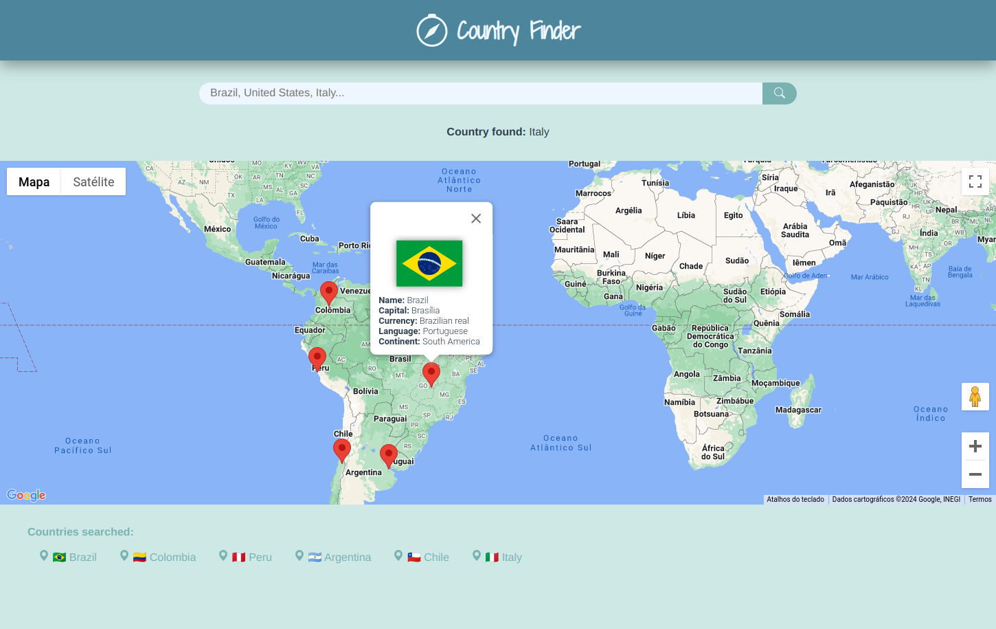 Imagem desktop de Country Finder