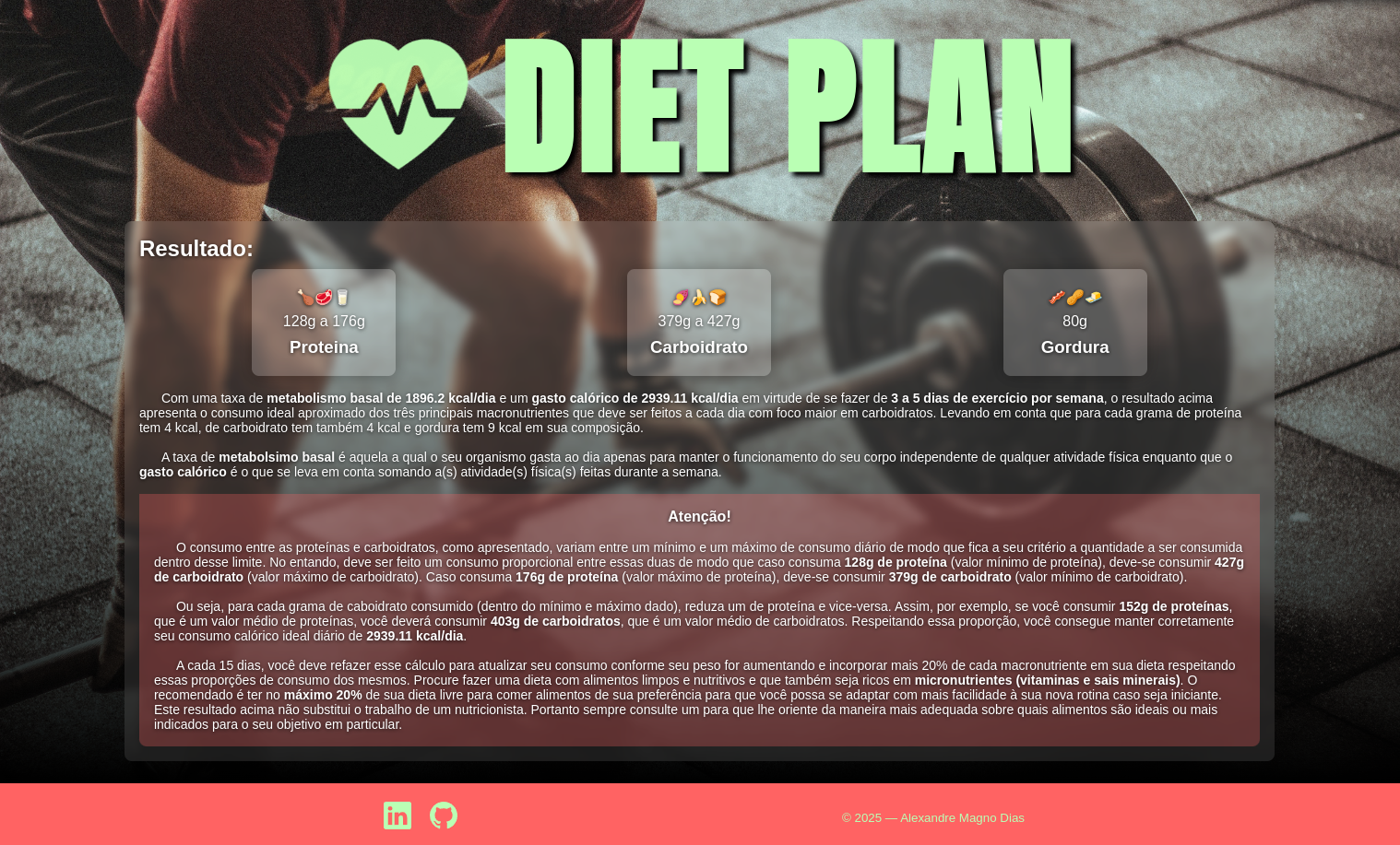 Imagem desktop de Diet Plan